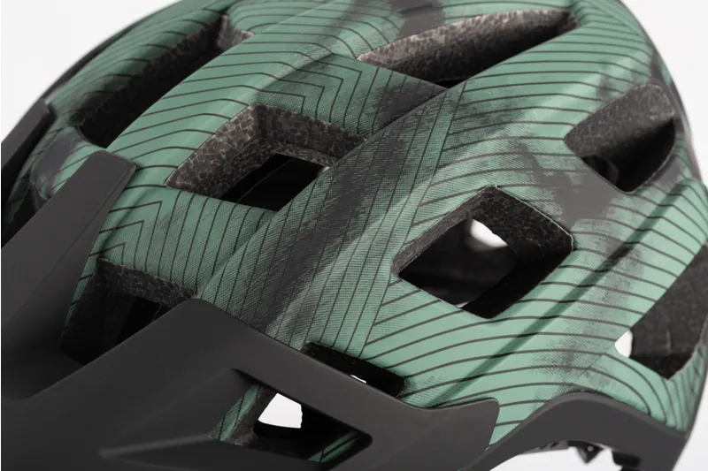 Cube Badger Mountain Bike Helmet in Green-1